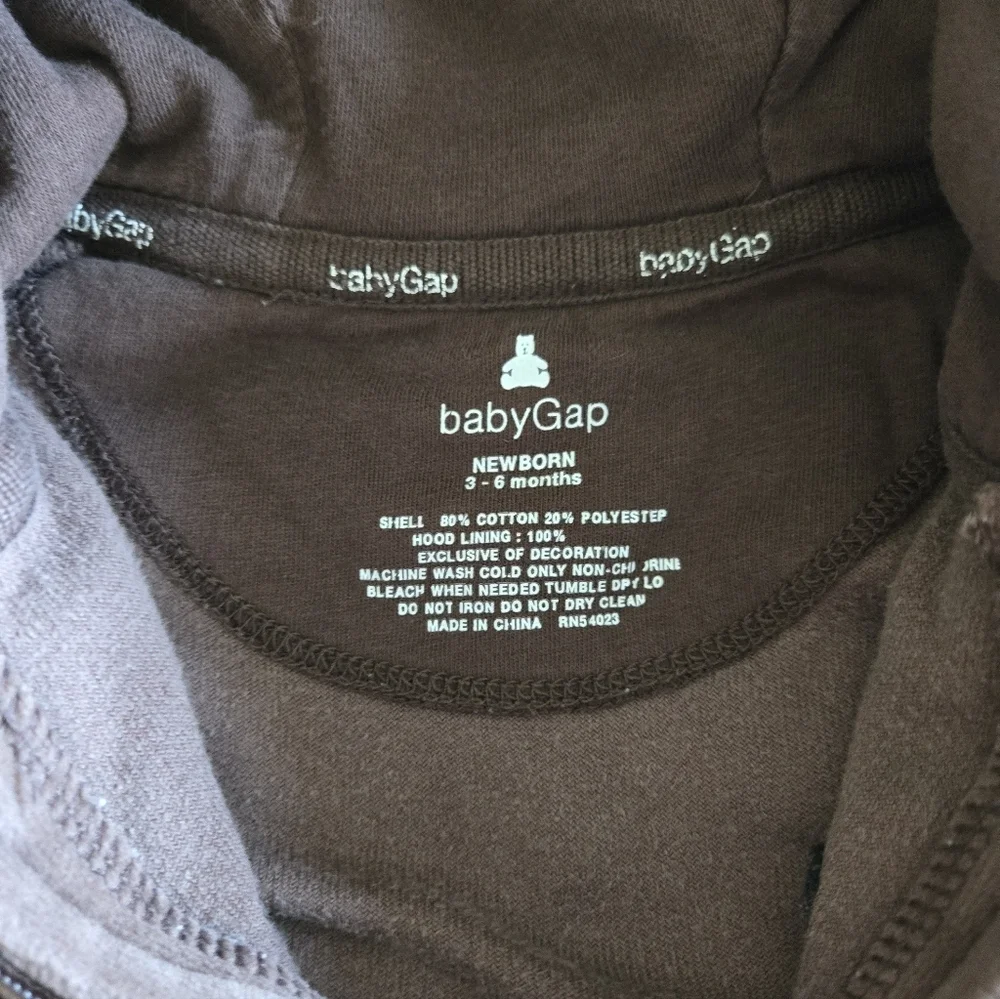 Baby gap velour jump suit Trending Brown 3-6 Month 70s Inspired